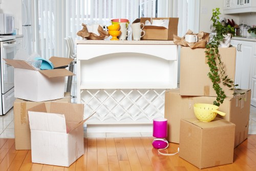 Local van move for a flat or apartment in Finsbury with stair access