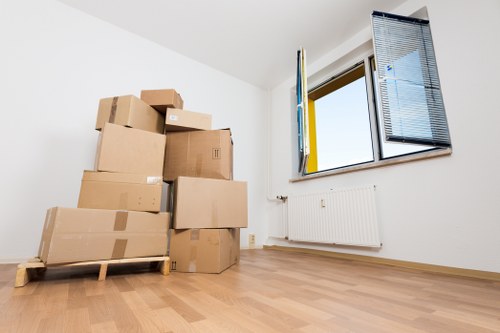 Charity donation items collected during a Finsbury clearance