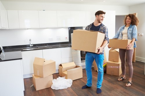 Removal van planning around parking and access challenges in Finsbury