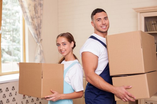 Local office removals service for businesses in and around Finsbury