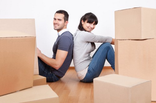 Packing and loading support for a Finsbury move