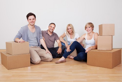 Household furniture pick-up arranged for a Finsbury home with stairs and tight access